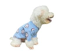 ZSHDTKWB Dog Clothes Dog Winter Sweater Knitted Warm Pet Clothes For Small Medium Dogs Chihuahua Puppy Pet Sweaters Yorkshire-blue 1-xl