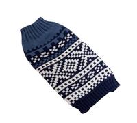 ZSHDTKWB Dog Clothes Pet Clothes For Small Medium Dogs Dog Winter Clothes Knitted Chihuahua Puppy Pet Sweater Yorkshire-blue-l