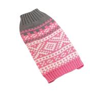 ZSHDTKWB Dog Clothes Pet Clothes For Small Medium Dogs Dog Winter Clothes Knitted Chihuahua Puppy Pet Sweater Yorkshire-pink-s