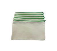 ZSHDTKWB Pen case 5pcs Blank Canvas Pouch Bulk, Makeup Bag Pencil Case for Cosmetic & DIY Crafts, Independence Day-5pcs Green