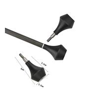 ZSHJGJR 10pcs Archery Blunt Arrowhead Target Arrow Nylon Broadhead Safety Arrow Tips for Archery Hunting Game Practice