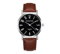 Zshosam Digital Mens Watches Men Watches Casual Leather Analog Quartz Watch Wristwatch Clock Business Date Casual Watch Football Referee Watch (B, One Size)