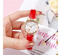 Zshosam Fashion Business Watch Unisex Big Face Watch for Women Luminous Quartz Cat Watch Women's Cute Watch Women's Cartoon Student Watch Women's Watch Womens Watches Leather Band