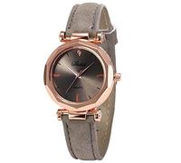 Zshosam Fashion Business Watch Unisex Leather Watch Band for Women Leather Wristwatch Casual Watch Analog Crystal Women Fashion Quartz Luxury Women's Watch Men's Big Watches