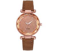 Zshosam Gold Digital Watch Belt Frosted Diamond Silver Starry-Sky Pink Face Watch Watch Ladies Women's Watch Canvas Watch Strap