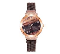 Zshosam Ladies Watch Fashion Watches for Women Mens Watches Flower Rhinestone Stainless Women Casual Band Quartz Watch Steel Women's Watch Talking Watches for Women