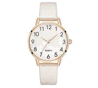 Zshosam Ladies Watch Fashion Watches for Women Mens Watches Women Retro Monochrome Dress Watch Leather Strap Watch Stainless Steel Case Watches Personality Dial Women Watch Elegant Watch