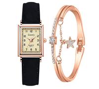 Zshosam Ladies Watches Under 20 Dollars with Bracelet Casual Watches Luxury Rose Women Jewelry Watch Ladies Gold Watch Women's Watch 22 Mm Width Watch Band Leather