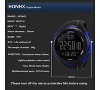 Zshosam Watch Stopwatch Watch Sport Waterproof Wrist Analog LED Luxury Men Digital Military Men's Watch Division Watch Women Watches Leather Band Quartz Watches Casual Lady Watch
