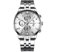 Zshosam Watches for Women Fashion Ladies Watches Business Men Business Luxury Fashion Gents Quartz Watch Stainless Steel Band Waterproof Metal Gear Solid Costume