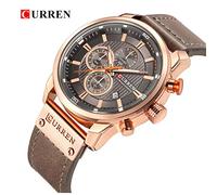 Zshosam Watches for Women Mens Watches Ladies Watches Men's Three Quartz True Calendar Business Watch Waterproof Watch Eyes Round Men's Watch Talking Atomic Watch