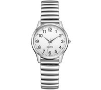 Zshosam Watches for Women Quartz Wrist Watch Sport Watch Fashion Stainless Couple Steel Wrist Women Quartz Watch Watch Unisex Ladies Women's Watch Watch with A Second Hand