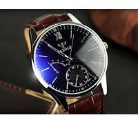 Zshosam Watches for Women Quartz Wrist Watch Sport Watch Quartz Fashion Mens Blue Watches Faux Leather Glass Luxury Analog Men's Watch Alarm Shock Bracelet