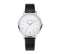 Zshosam Women Silver Cable White Dial Analogue Quartz Bangle Watch with Metal Band Cuff Bracelet Watch for Girls Women Roman Numerals Cable Watch
