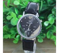 Zshosam Women's Watch Business Wrist Watches for Men Gbx100 Wrist Quartz Transparent Heart Dial Leather Analog Hollow Watch Men's Watch Land Watch