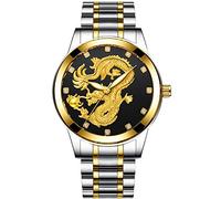 Zshosam Women's Watch Business Wrist Watches for Men Watch with Timer Womens Fashionable Quartz Watch Leisure Business Gold Luxury Wrist Man Men's Watch No Battery Watches