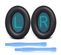 zshpie Professional Earpads for Bose QuietComfort 35 ii/QC35/QC25/QC2/QC15/Ae2/Ae2i/Ae2w/SoundTrue & SoundLink Around-Ear & Around-Ear II Ear Pads Cushions Replacement for Bose Headphones (Blue&Black)