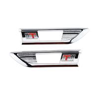 ZSHYTWE 2Pcs Car Side Signal Turn Lamp Light Turning Lights For Opel For Corsa D 2009-2014 Cover Trim Sticker Accessories Side Indicator Lamp(Silver Style)