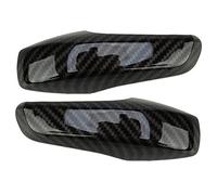 ZSHYTWE Car Handle Cover 2Pcs Carbon Fiber Style Car Interior Left Right Door Handle Cover Trim for Smart for Fortwo 451 2010 2011 2012 2013 2014 Inner Door Handle