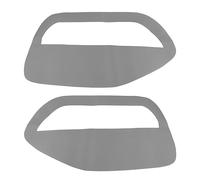 ZSHYTWE Car Handle Cover for for Mustang 2005 2006 2007 2008 2009 2pcs Car Interior Front Door Handle Panel Microfiber Leather Cover Decor Inner Door Handle(Gray)