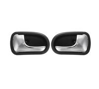 ZSHYTWE Car Handle Cover Left Right Car Front Rear Chrome Interior Door Handle for Mazda 323 for Protege BJ 1995-2000 2001 2002 2003 Inner Door Handle(Pair)