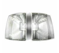 ZSHYTWE Car LED Dynamic Turn Signal Light 2pcs Car Front Corner Light Indicator Lamp LH+RH For VW For Transporter T4 1992-2003(Clear Lens)