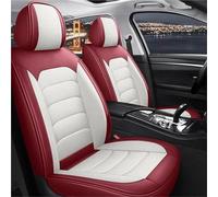 ZSHYTWE Car Seat Protectors Car Seat Cover for TOYOTA for Corolla for Yaris for Prius for Vios for Kluger for Sequoia for Rush for Avalon for Avanza Seat Covers(Red white)