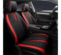 ZSHYTWE Car Seat Protectors Custom Car Seat Cover For Civic 2016 2017 2018 2019 2020 2021 Full Surround Seat Covers Protection cushion Car accessories Seat Covers(Black Red 4pcs)