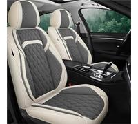 ZSHYTWE Car Seat Protectors Full set Car Seat Cover for A4 B8 B6 B7 for Avant A3 8P A5 for Sportback Q2 Q3 A7 Q7 4L 100 C4 A6 4F C7 C5 Seat Covers(Gray-white)