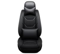 ZSHYTWE Car Seat Protectors Leather Car Seat Covers For Civic 2006-2011 For Fit For Accord 7 For CRV 2008 For CRZ For City 2003-2018 For Pilot 2009 For Jazz Seat Covers(Black+pillow)