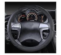 ZSHYTWE Car Steering Wheel Cover For Toyota For Hilux Pickup 2000~2023 Genuine Leather Car Steering Wheel Cover Cowhide Sport Auto Accessories(A- Black)