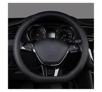 ZSHYTWE Car Steering Wheel Cover For VW For Sharan For Passat For Caddy For Touran For Tiguan 2015-2021 D Shape Car Steering Wheel Cover(Black)