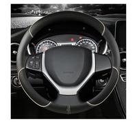 ZSHYTWE Car Steering Wheel Cover PU Leather Car Steering Wheels Cover 38cm For Suzuki For Swift 2011-2016 For Vitara 2015-2019 For Celerio 2015-2019(Beige)