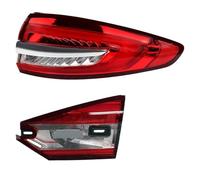 ZSHYTWE Car Tail Lights LED Rear Tail Light For Fusion For Morocco 2017 2018 2019 2020 Car Signal Brake Lamp Bumper Warning Light Rear Tail Light Assembly(Right-2PC)