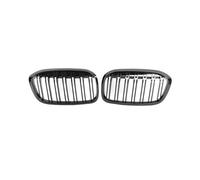 ZSHYTWE Centre Grid 2PCS Gloss Black Front Kidney Grill Grille Fit BMW 2 Series F45 F46 2018 2019 2020 2021 Radiator Grille