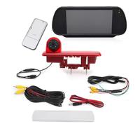 ZSHYTWE For Opel For Vivaro B X82 2014 2015 2016 2017 2018 2019 Car Rear View High Third Brake Light Backup Camera Car Parts Car Third Brake Lights(With Dispaly Screen)