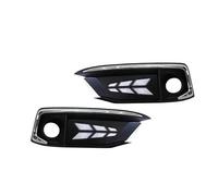 ZSHYTWE Headlight Auto Accessories Front Bumper Fog Lights For Civic 10th For Gen 2016-2020 DRL Fog Lamps Start-up Dynamic Light Turn Signal Head light spoilers(Chrome)