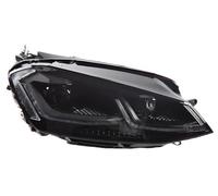 ZSHYTWE Headlight Lamp Cover For VW For Golf 7 For MK7 2013 2014 2015 2016 2017 Car Lights LED Auto Headlights Assembly LHD RHD Lamp Accessories Headlight Glass Cover(Black LED One Set,Onecolor)