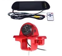 ZSHYTWE High Definition Waterproof IR Night Vision Rear View Backup Brake Light Camera For Vaxhall For Vivara 2001-2014 Car Third Brake Lights(B)