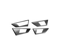 ZSHYTWE Interior Decoration Car Door Handle Panel Frame Protect Cover Carbon Fiber Pattern for Mercedes for Benz GLK X204 2013-2015 Interior Sticker Car Decoration Interior(Shape A)