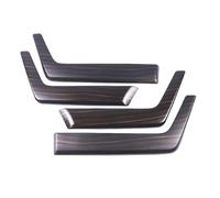 ZSHYTWE Interior Decoration for Toyota RAV4 2019-2021 Car Interior ABS Peach Wood Car Inner Door Handle Cover Armrest Moulding Trim Sticker Strip Car Decoration Interior(Shape B)