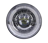 ZSHYTWE Motorcycle Headlights 7inch Led Headlight Motorcycle 12v Led Lamp For King For Touring For Ultra Classic For Electra For Street For Lada 4x4 For Urban For Niva Spotlight Lamp(Chrome)