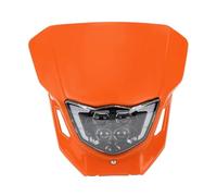 ZSHYTWE Motorcycle Headlights For WR250F For WR450F For YZ250F For YZ450F 2015-2019 Motorcycle Headlight Assembly LED Headlamp Motocross DirtBike Spotlight Lamp(Orange)
