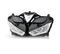 ZSHYTWE Motorcycle Led Headlights 2013-2018 For YZF-R25 For YZF-R3 Motorcycle Headlight Demon Angel Eye HID Projector Head Light For YZF R25 R3 2014-2017 Headlight(Blue headlight)