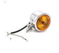 ZSHYTWE Motorcycle Led Headlights Motorcycle Vintage Custom Headlight Fog Light HS1 12V 35W Front Lamp Universal For CB For Streetfighter For Cafe For Racer Headlight(Silver)