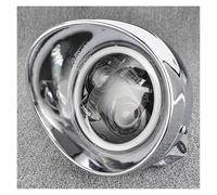 ZSHYTWE Motorcycle Led Headlights Universal Motorcycle Headlight LED 5.75 Inch Motorcycle Lighting System For Sportster For Dyna Headlight(Chrome)