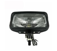 ZSHYTWE Motorcycle Led Headlights Vintage Motorcycle Square Headlight Retro Front Lamp Universal For Cafe For Racer For Bobber Hi/Lo Beam Rectangle Running Light Headlight(Black Clear Lens)