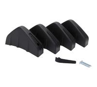 ZSHYTWE Rear Trunk Spoiler 4 PCS Rear Bumper Lip Diffuser Splitter Spoiler Shark 4-Fins Car Auto Bumper Lip Anti-crash for Chrysler 300 SRT8 2005-2019 Rear Spoiler(Black)