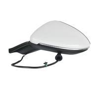ZSHYTWE Rearview Mirror For Golf 7 MK7 2014-2016 Car Electric Folding Rearview Mirror Assembly Heating Mirror Electric Adjustment With Light 5GG857507A Rear View Mirror Assembly(White l)