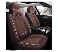 ZSHYTWE Seat Covers Car Seat Cover Ice Silk For Nissan All Model For Tiida For Qashqai For X-trail For Murano For March Accessories(Brown pillow)